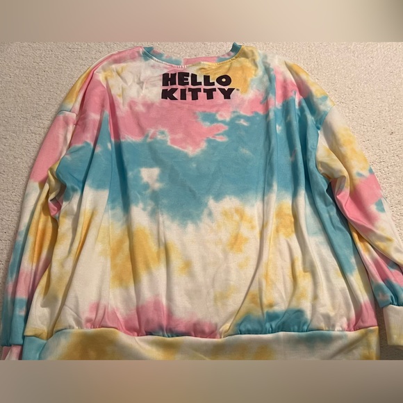 New Hello Kitty for Tie Dye Sweatshirt 4XL - Picture 3 of 9